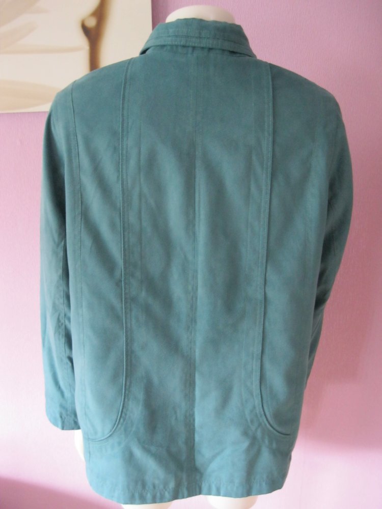 Velours-Jacke # Malva # Türkis # 20 / 40
