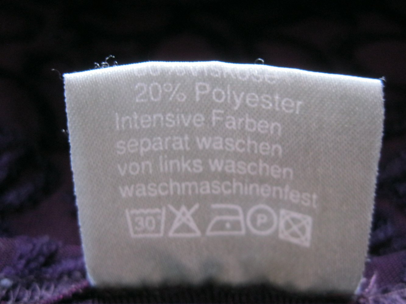 Checkout Langarm-Shirt Burgunderrot Viskose S