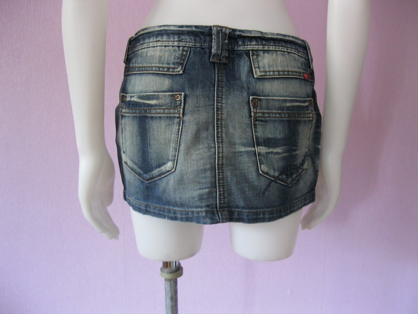 Minirock # Only Jeans # Jeans-Rock # Denim # Blau # 36