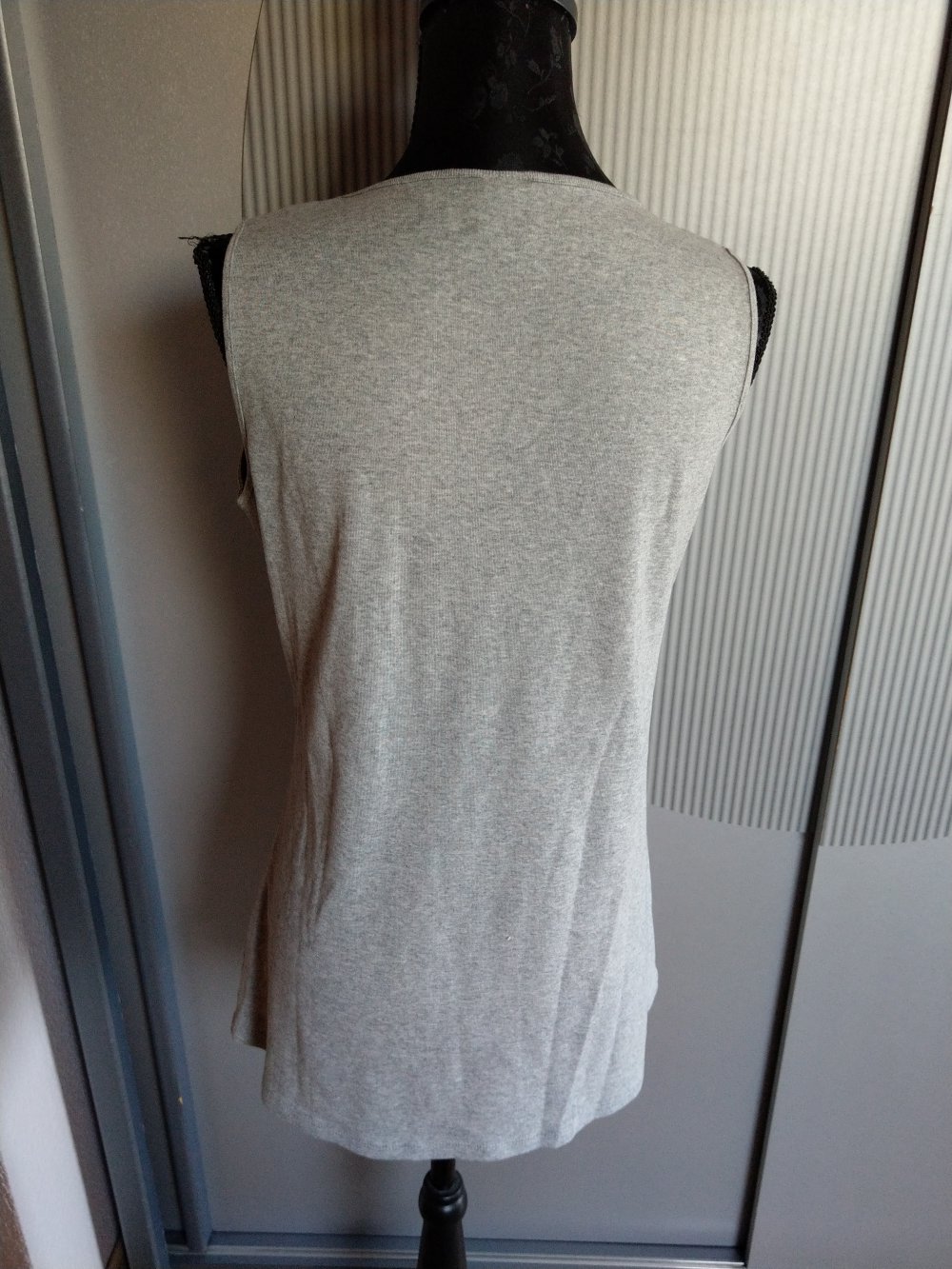 Top Shirt grau Pailletten mode Express no. 1