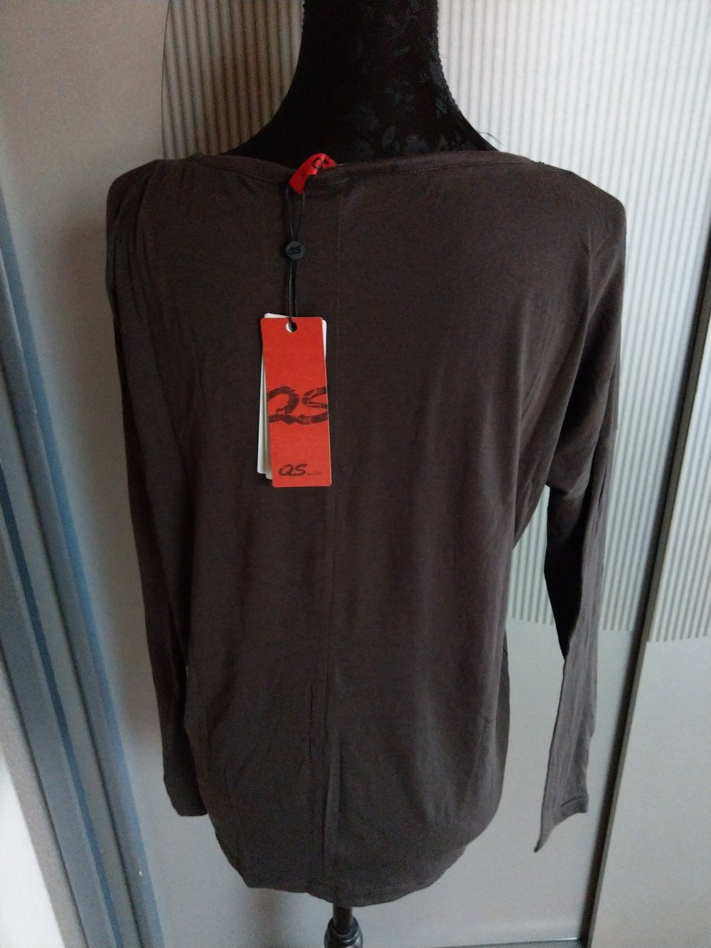 Shirt braun Pailletten QS by s.Oliver Neu 