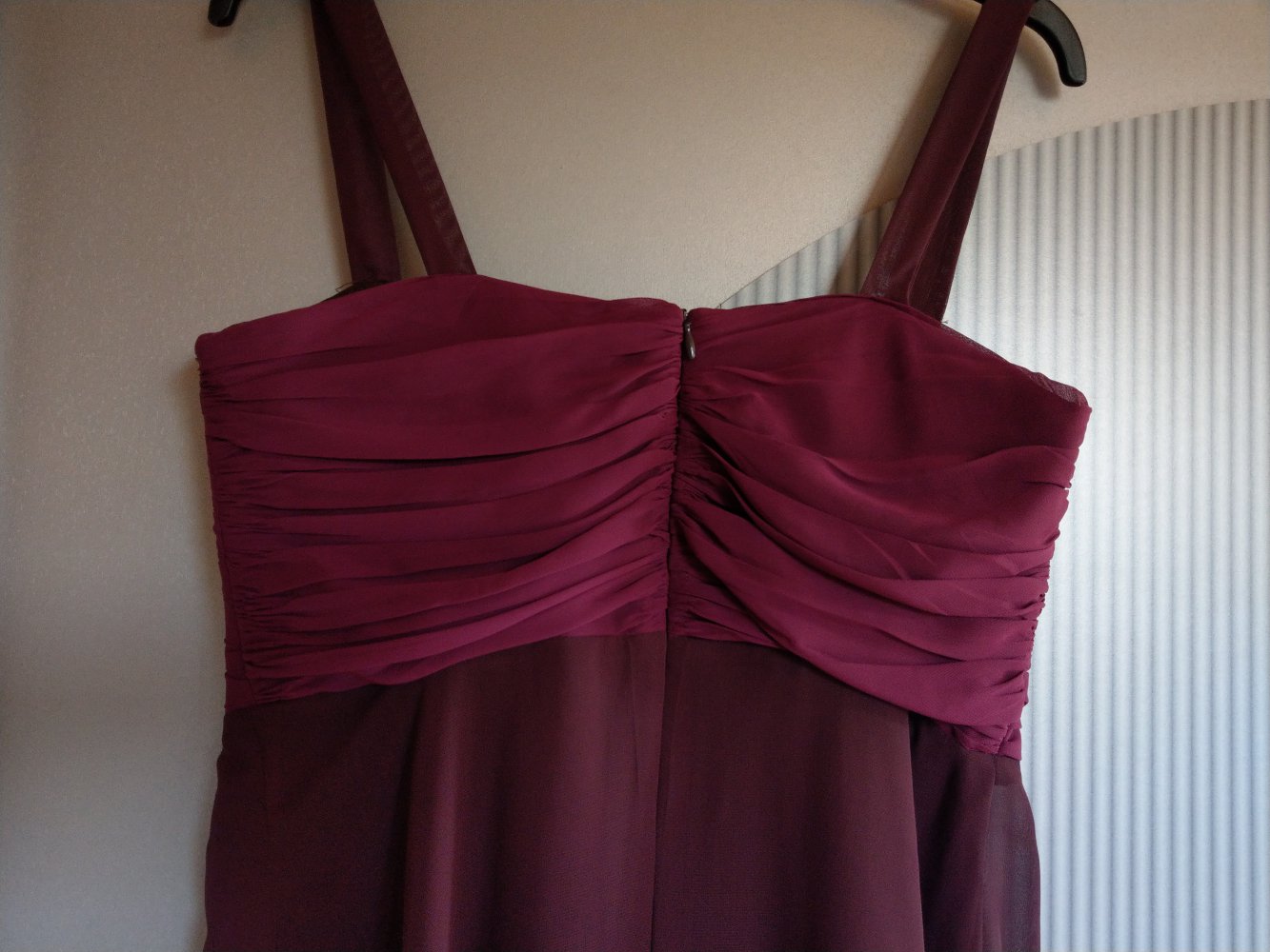 Abendkleid Kleid bordeaux bugunderrot lila