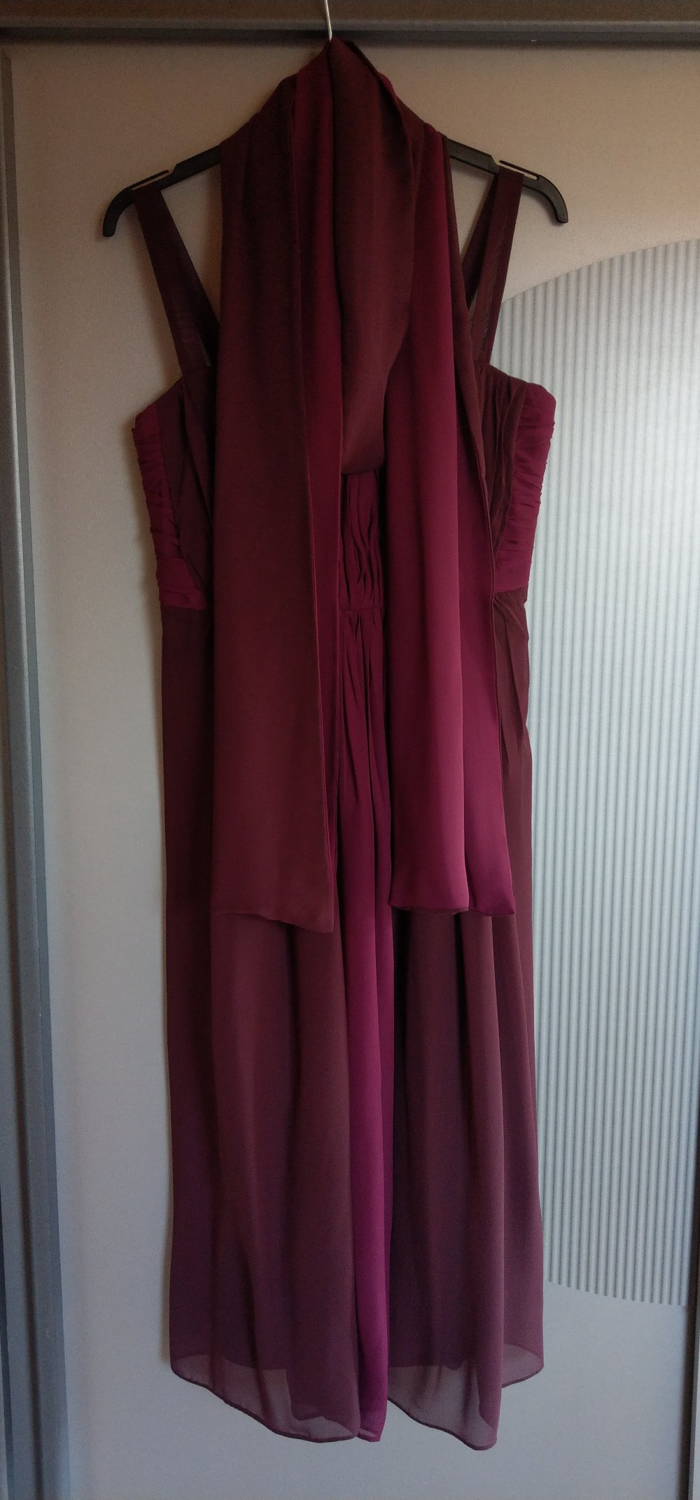 Abendkleid Kleid bordeaux bugunderrot lila