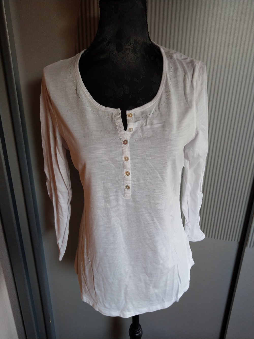 Shirt weiß Promod Stern 