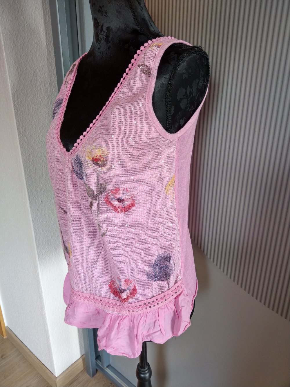 Top Shirt rosa Made in Italy 