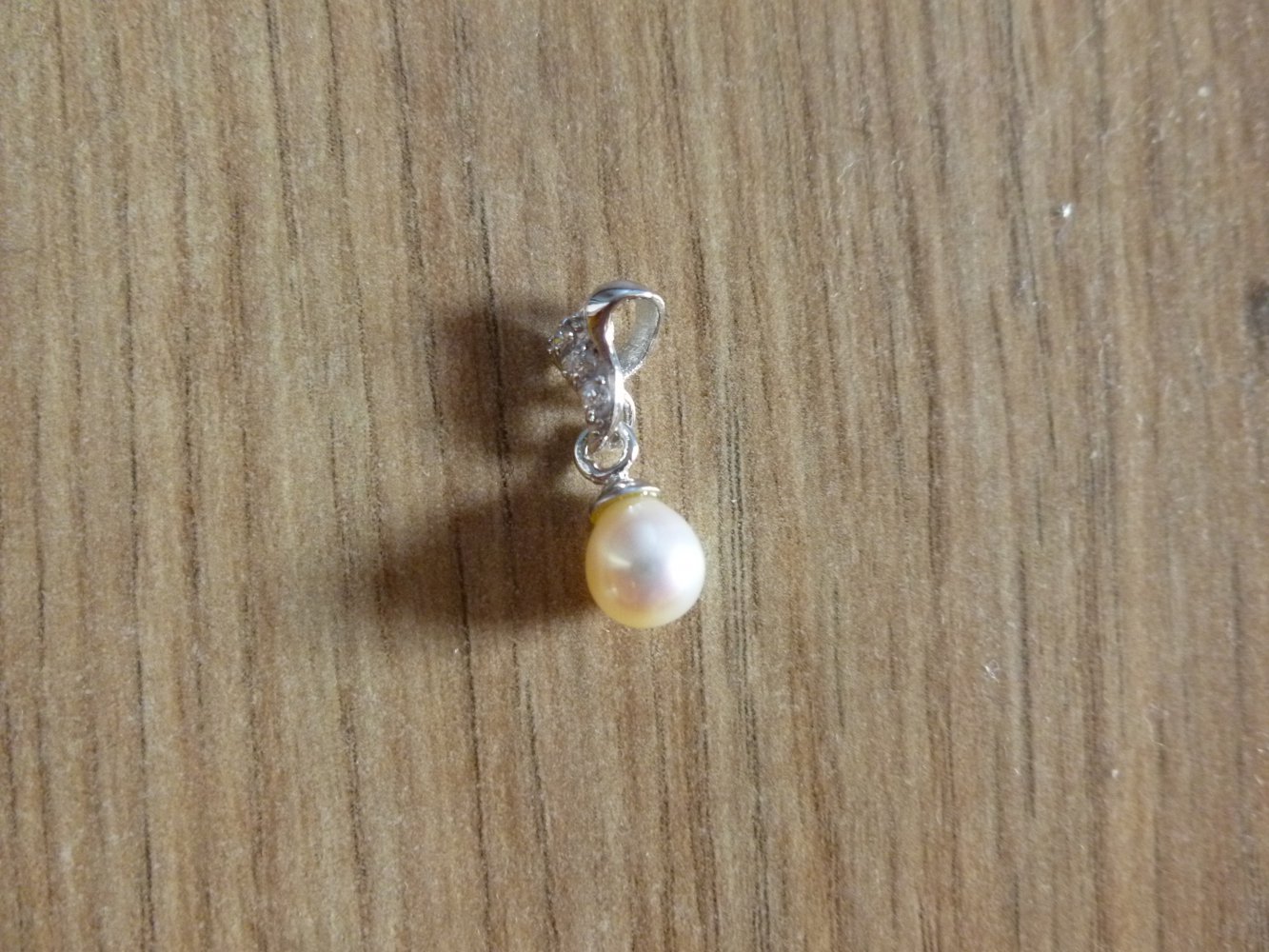 Kettenanhänger Anhänger Perle 925 Silber Neu