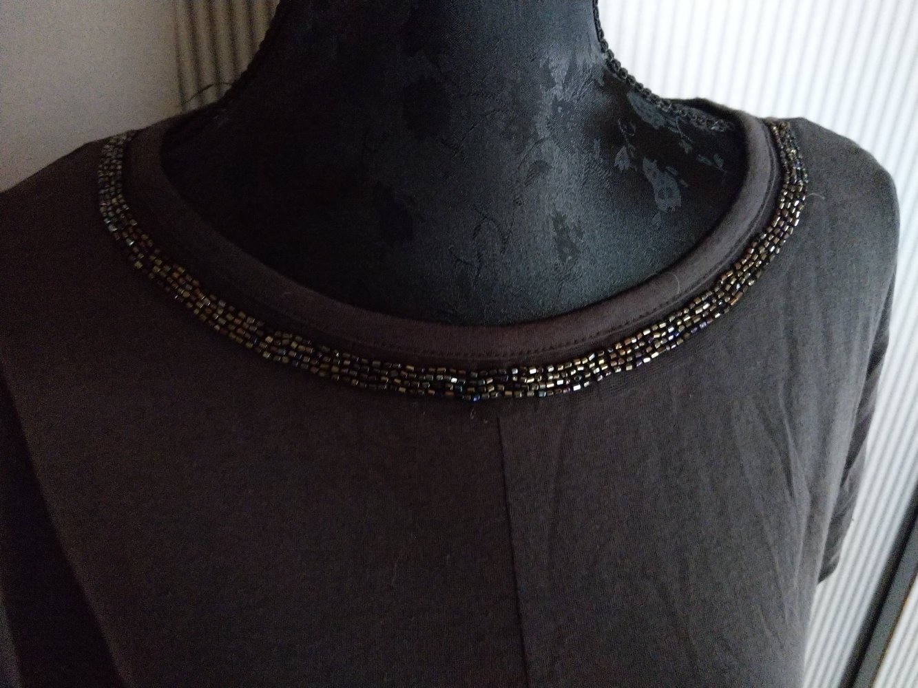 Shirt braun Pailletten QS by s.Oliver Neu 