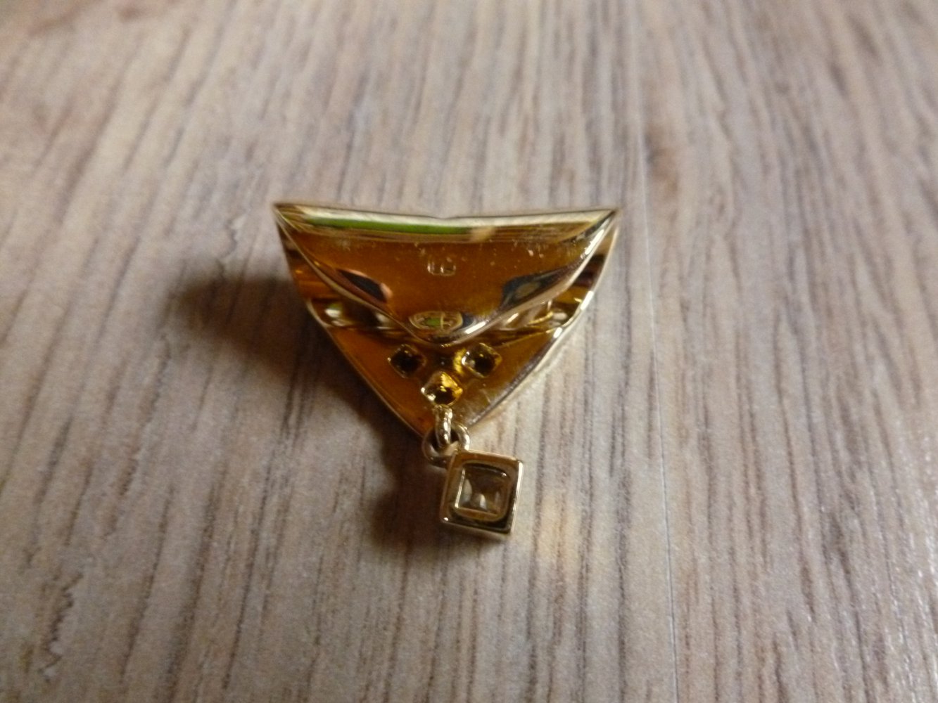 Pierre Lang Kettenanhänger Anhänger Gold Steinchen