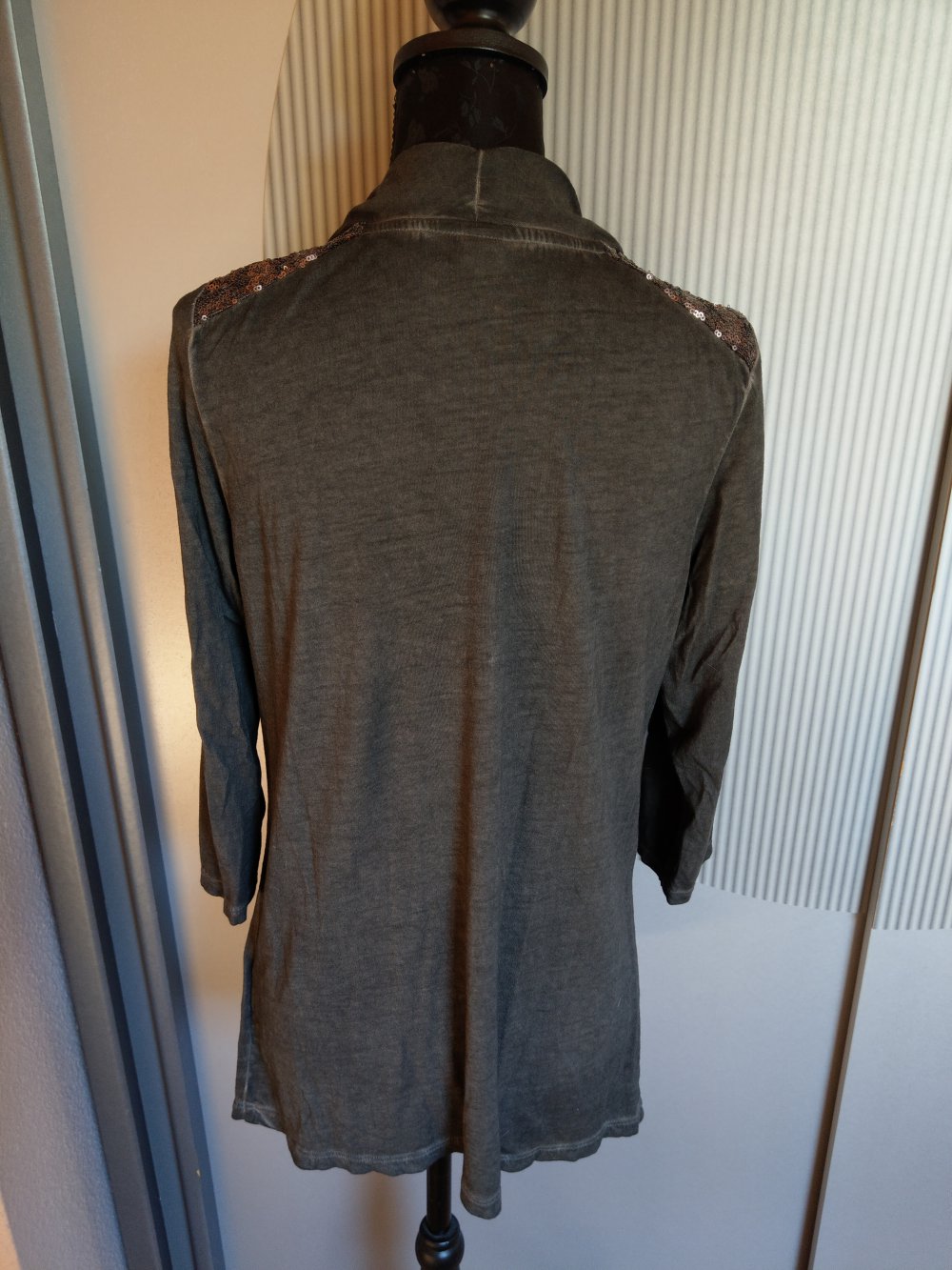 Shirt grau Pailletten s.oliver