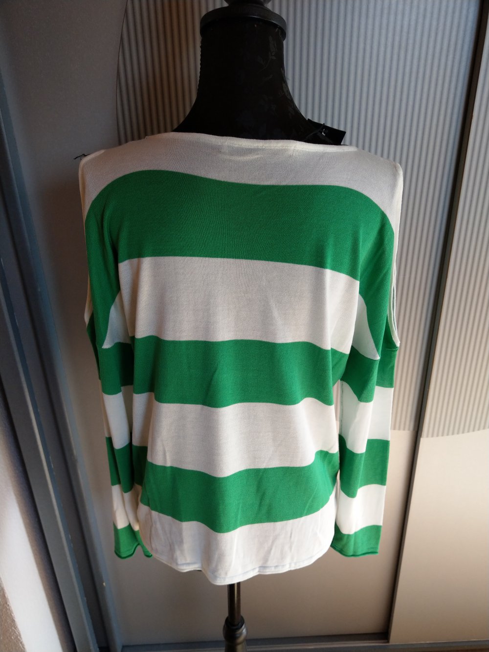 Shirt grün weiß gestreift Only Neu 