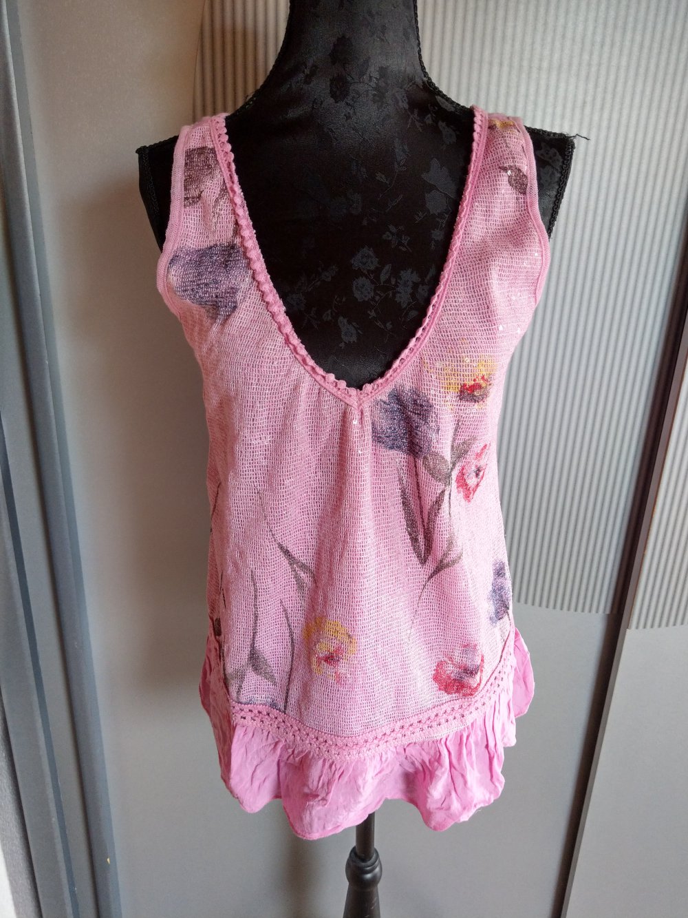 Top Shirt rosa Made in Italy 