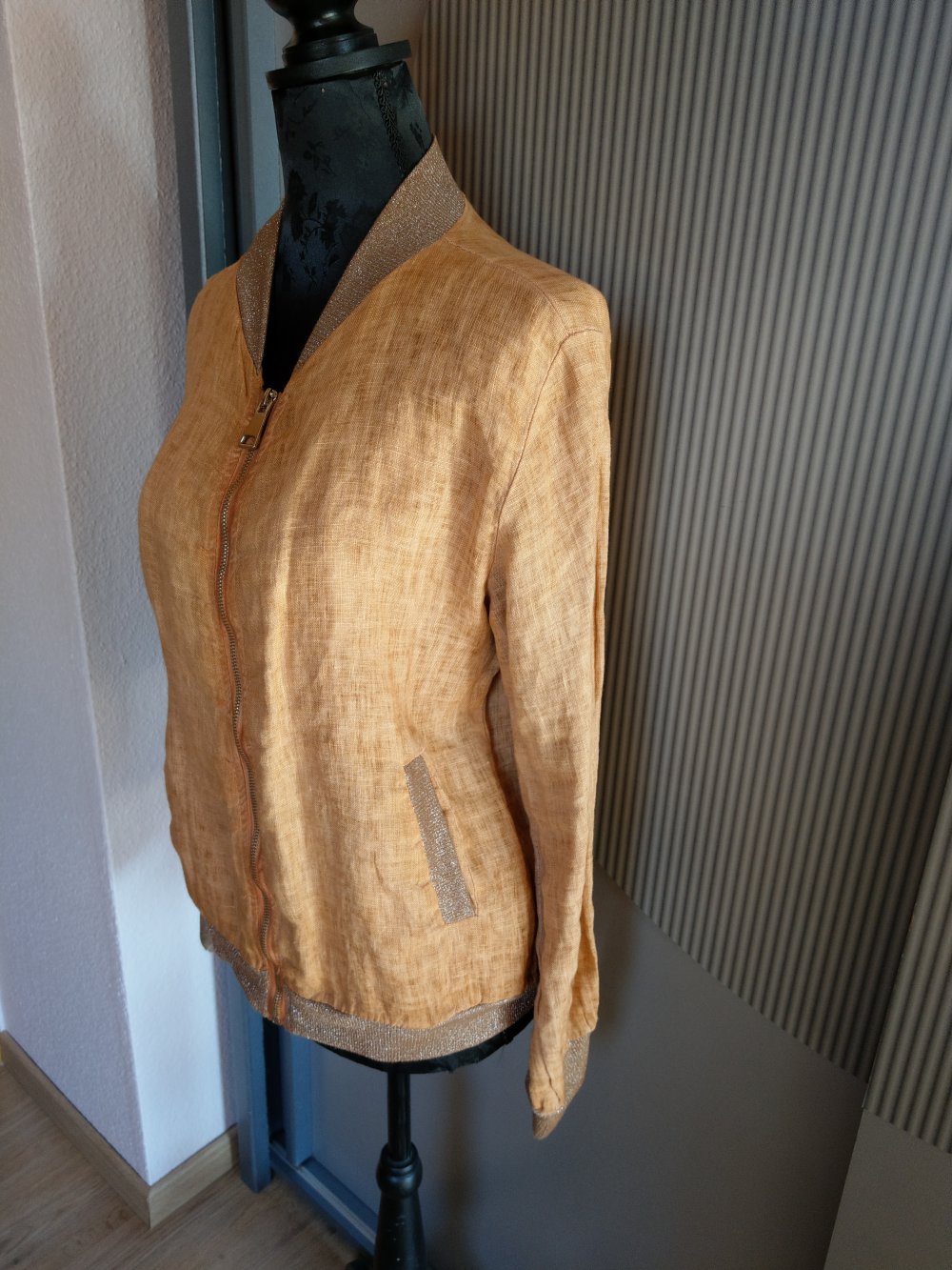 Jacke Cardigan braun Made in Italy 