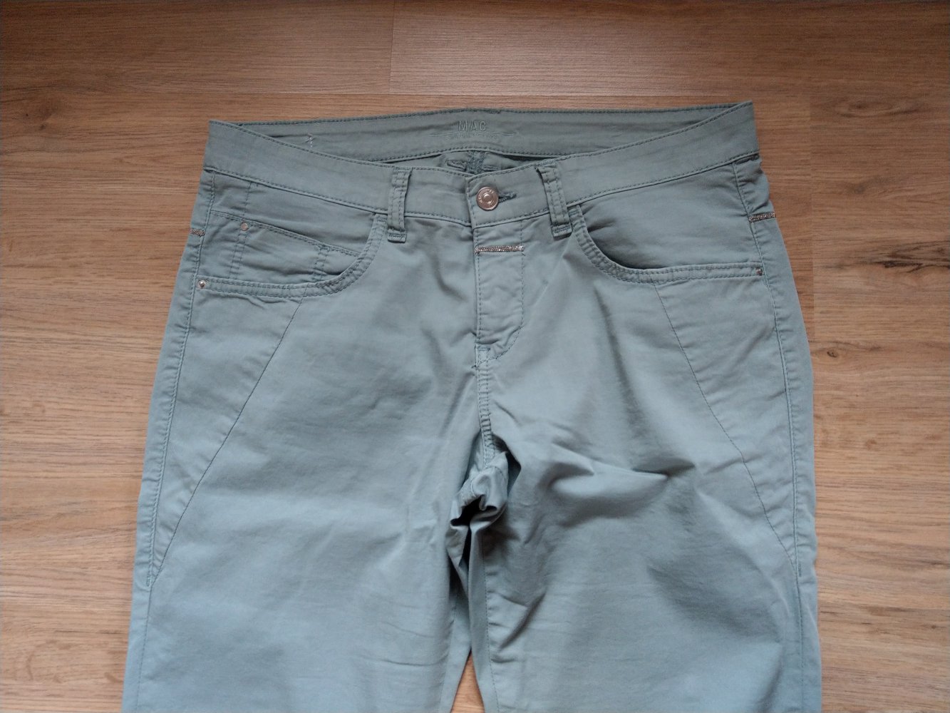 Hose Stoffhose grün MAC