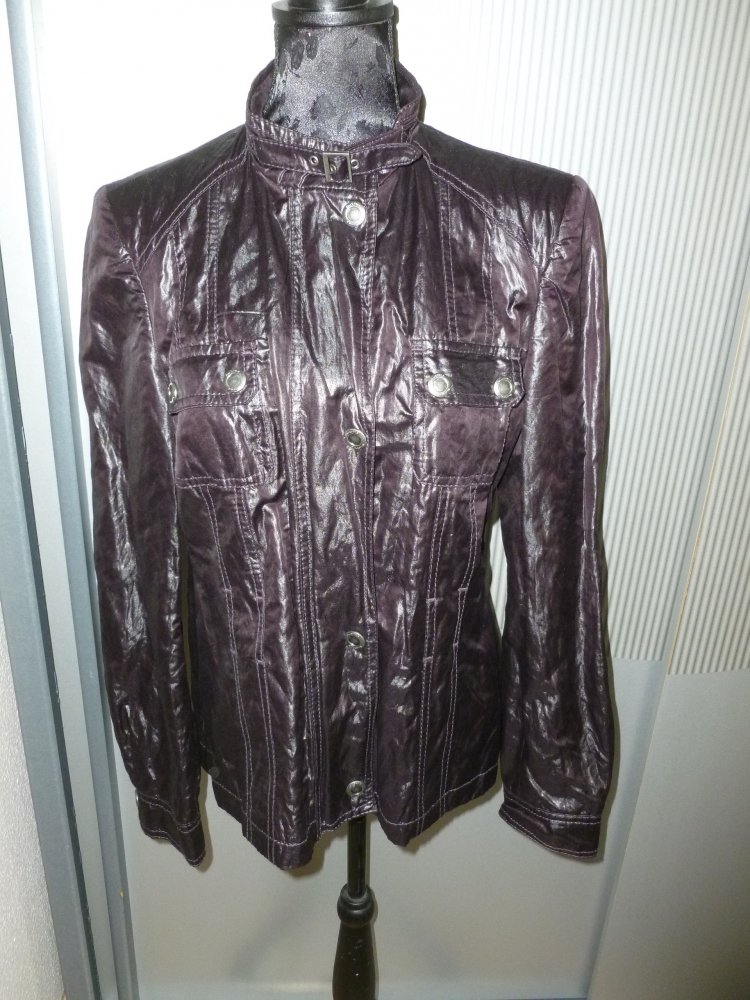 Jacke braun glänzend giorgio