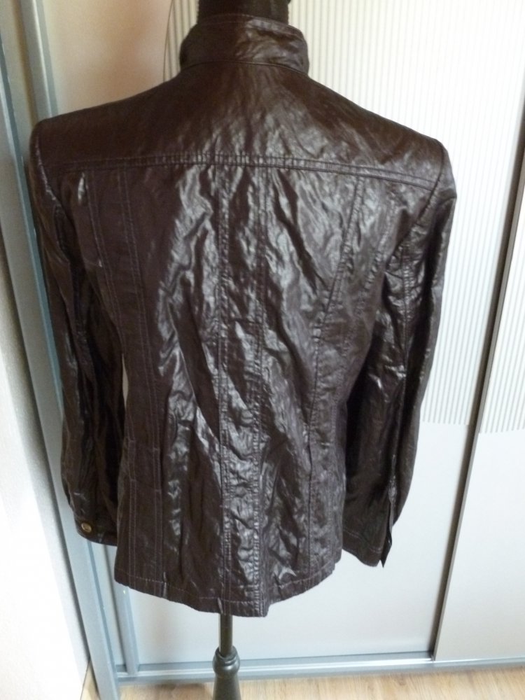 Jacke braun glänzend giorgio