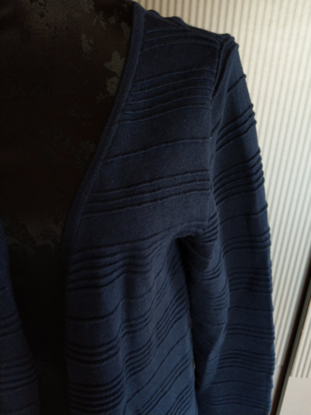 Jacke Strickjacke blau Tom Tailor 