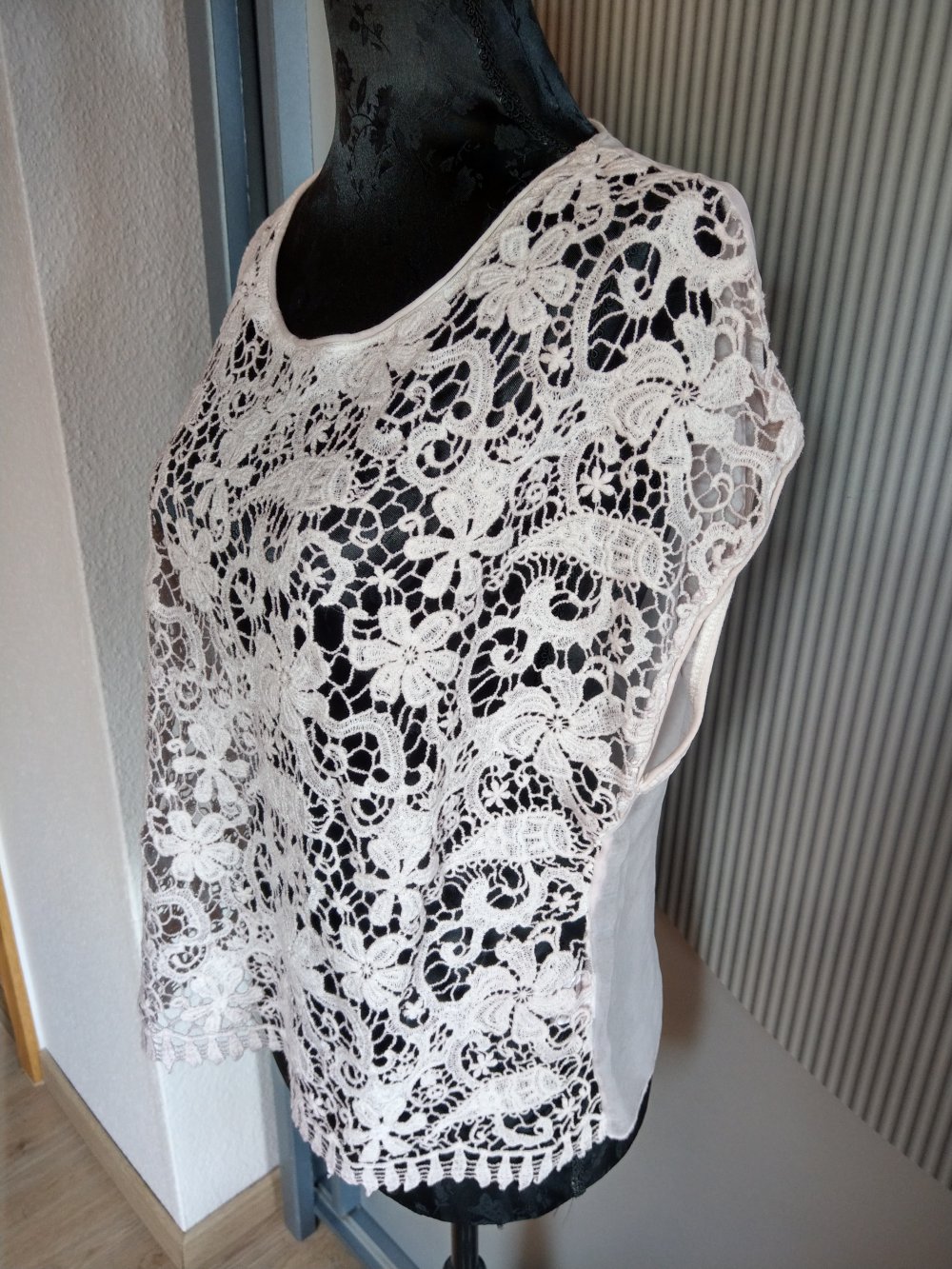 T-Shirt Shirt Spitze Rose Tredy