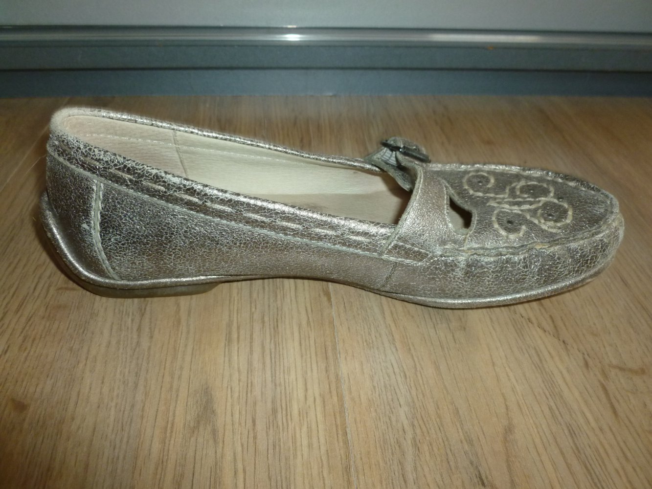 camel active Ballerinas Schuhe silber 5