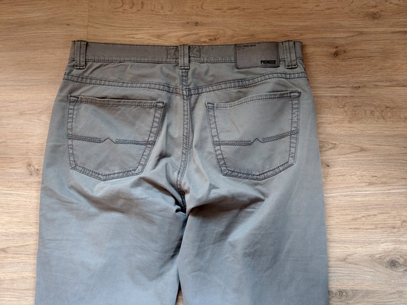 Hose Stoffhose Khaki Pioneer Rando W34 L34