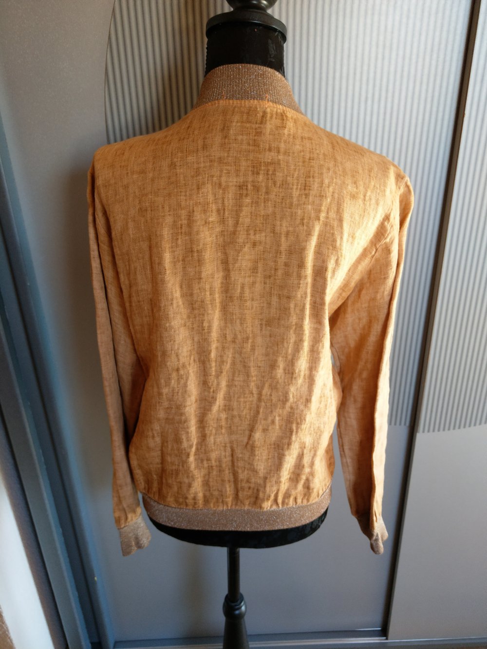 Jacke Cardigan braun Made in Italy 