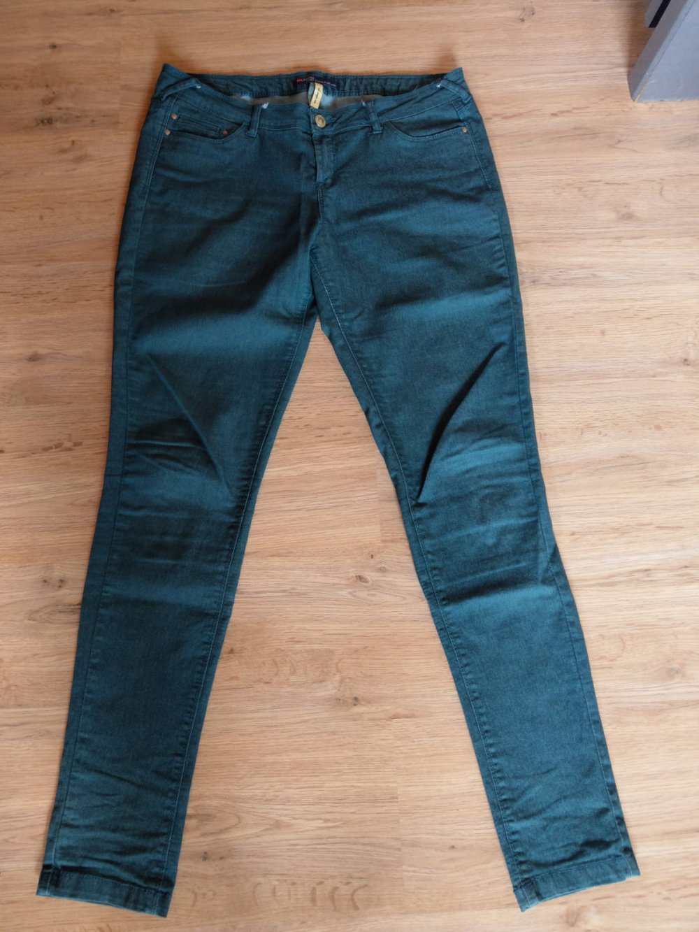 Hose Jeans grün Bershka 40