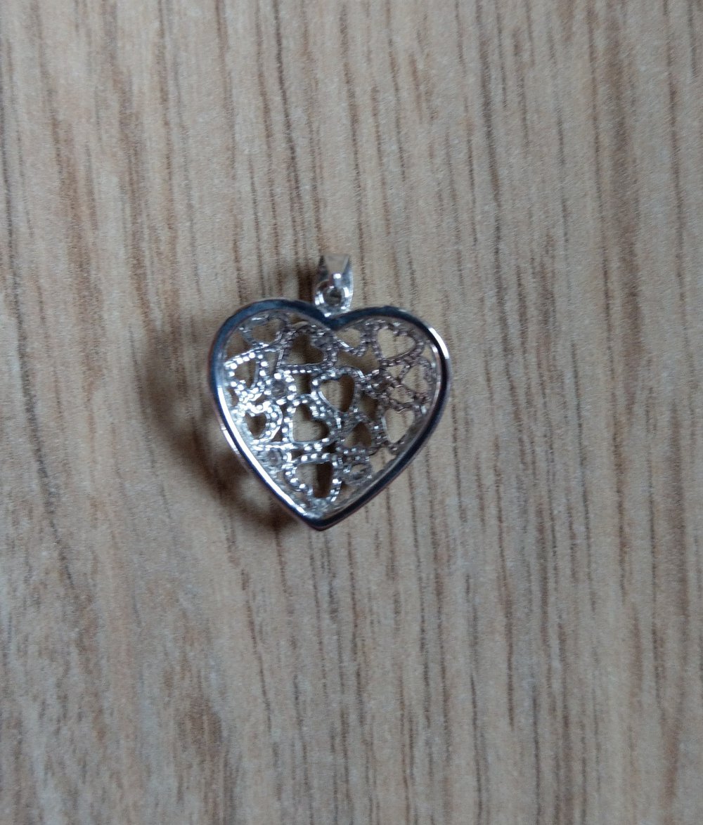 Kettenanhänger Anhänger Silber 925 Herz 