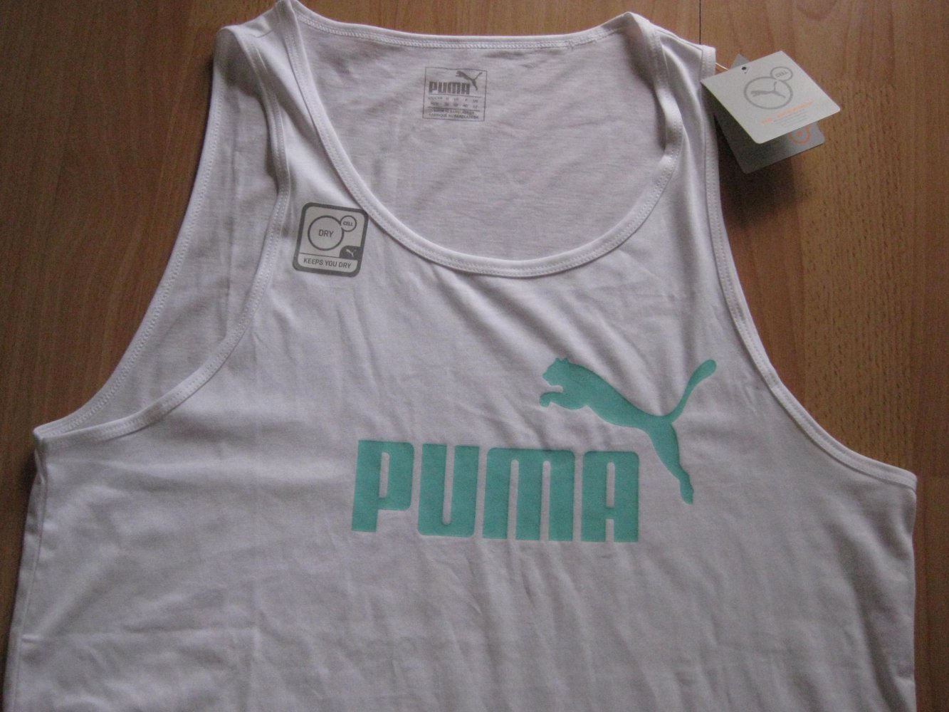 PUMA Damen dryCell Tank Top ESS No.1 W, White, 838396Gr 38 NEU mit Etikett