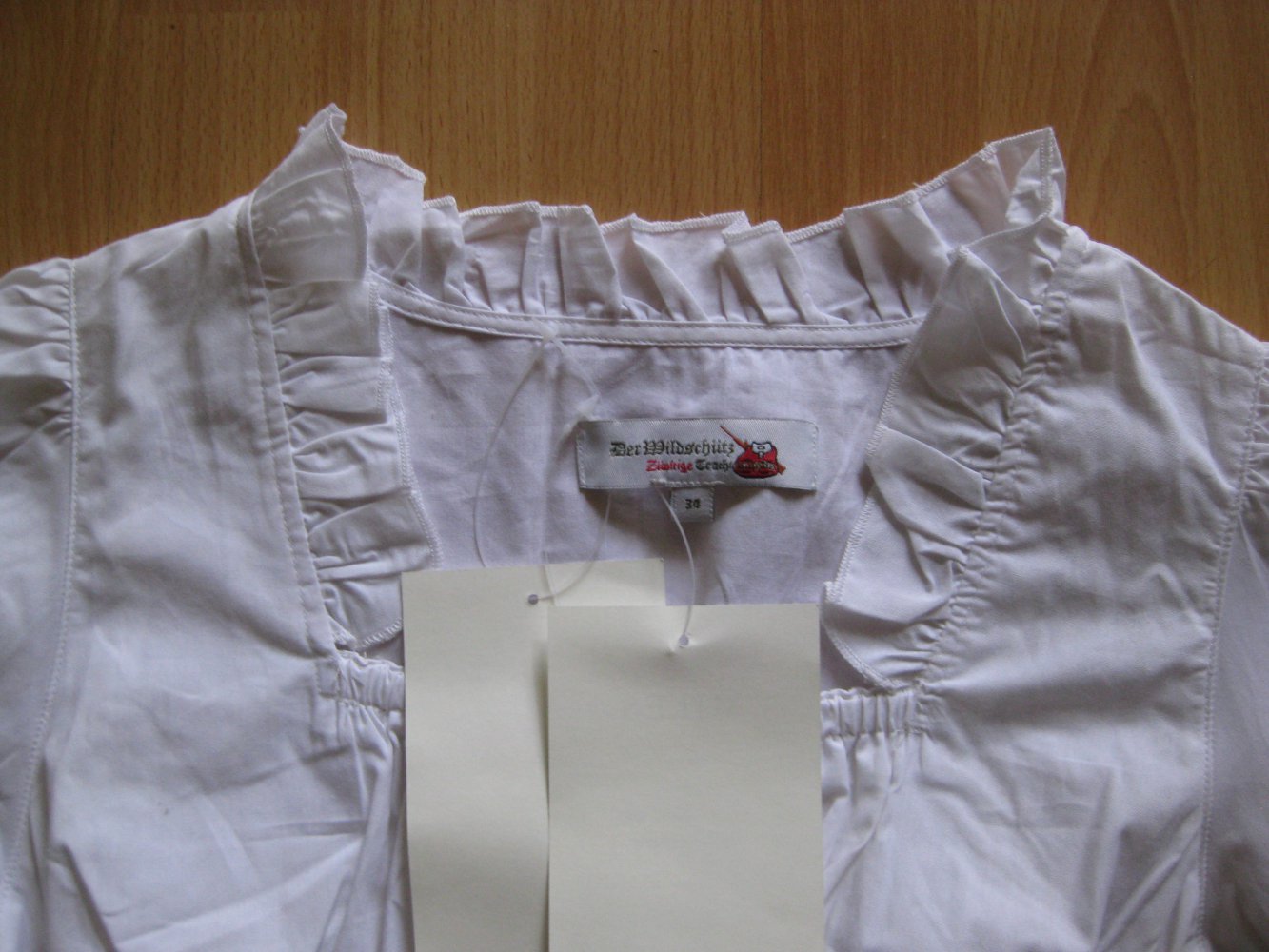DER WILDSCHÜTZ Damen Dirnd-Bluse Gr. 34 NEU mit Etikett