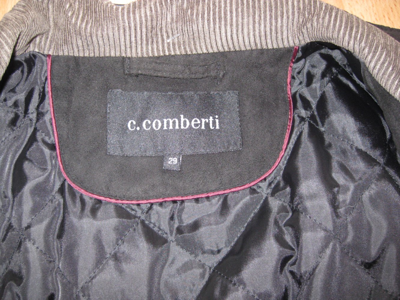 c. comberti Herren Jacke schwarz Größe 29 NEU mit Etikett