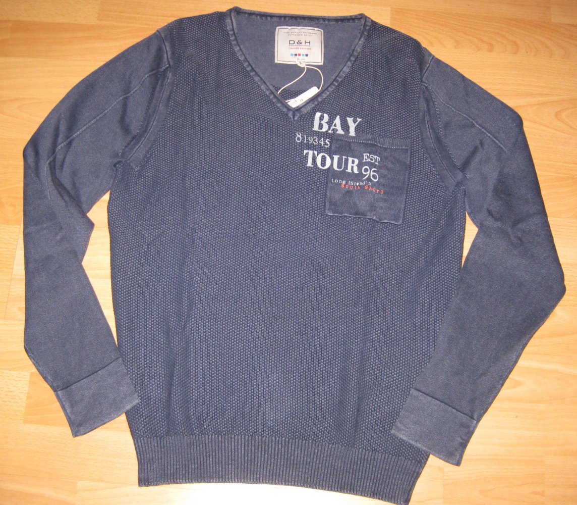 D&H Dubbin & Hollinshead Shirt blau Größe M NEU mit Etikett