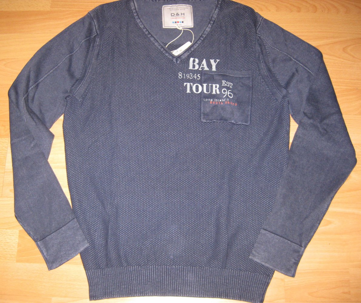 D&H Dubbin & Hollinshead Shirt blau Größe M NEU mit Etikett