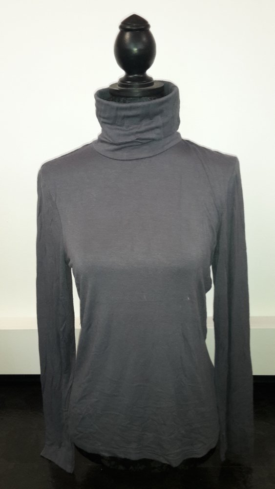 Pullover mit Rollkragen, Rollkragenpullover, Oberteil, Sinéquanone grau, gebraucht