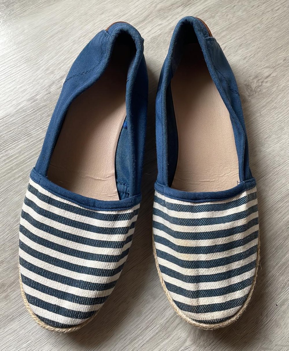 Sommerschuhe Größe 39 gestreift 