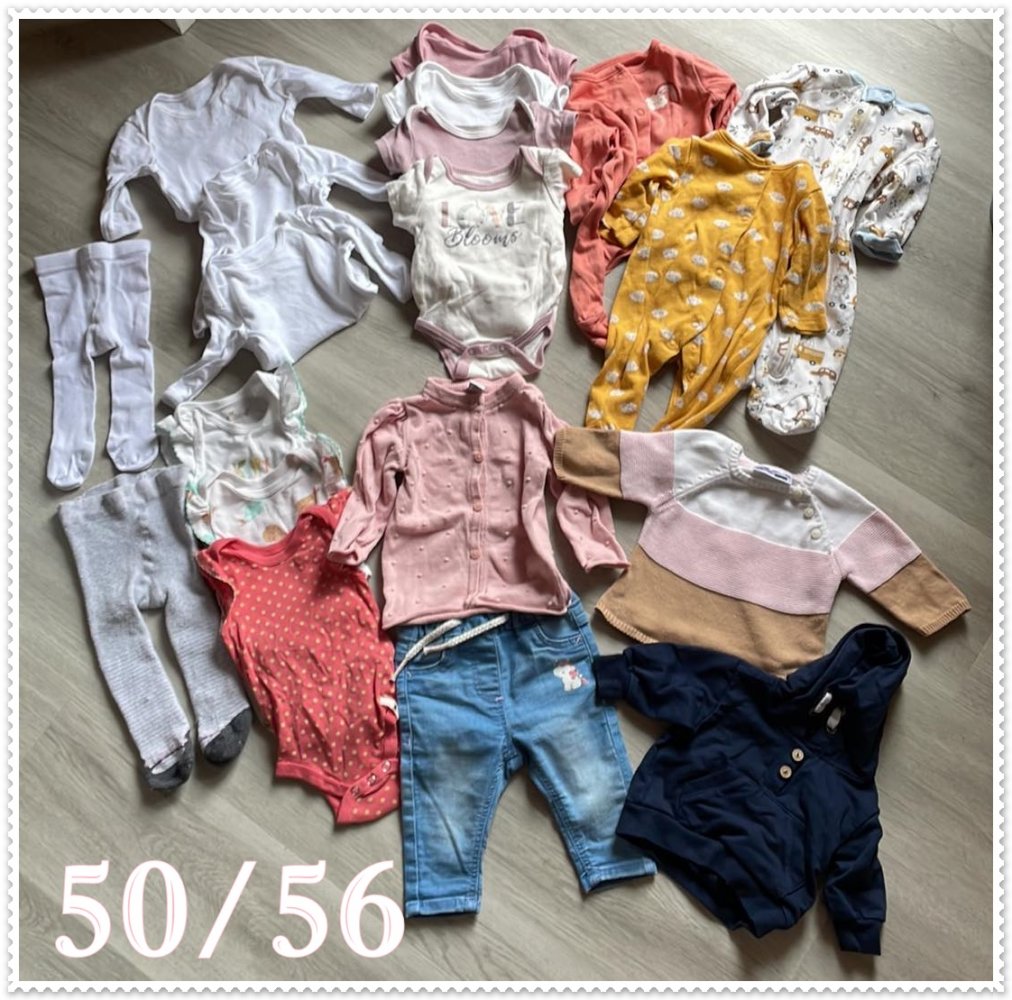 Bekleidungspaket Größe 50/56 Mödchen 