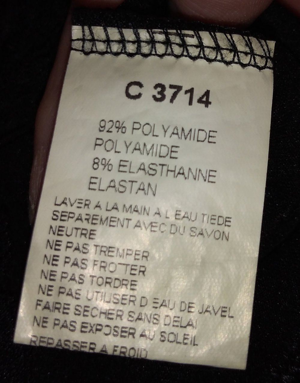 40, Top, Spitze, 3D-Blumen, schwarz