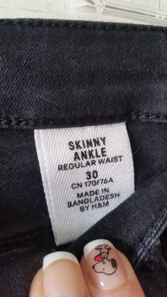 30, Skinny Ankle, H&M, schwarz