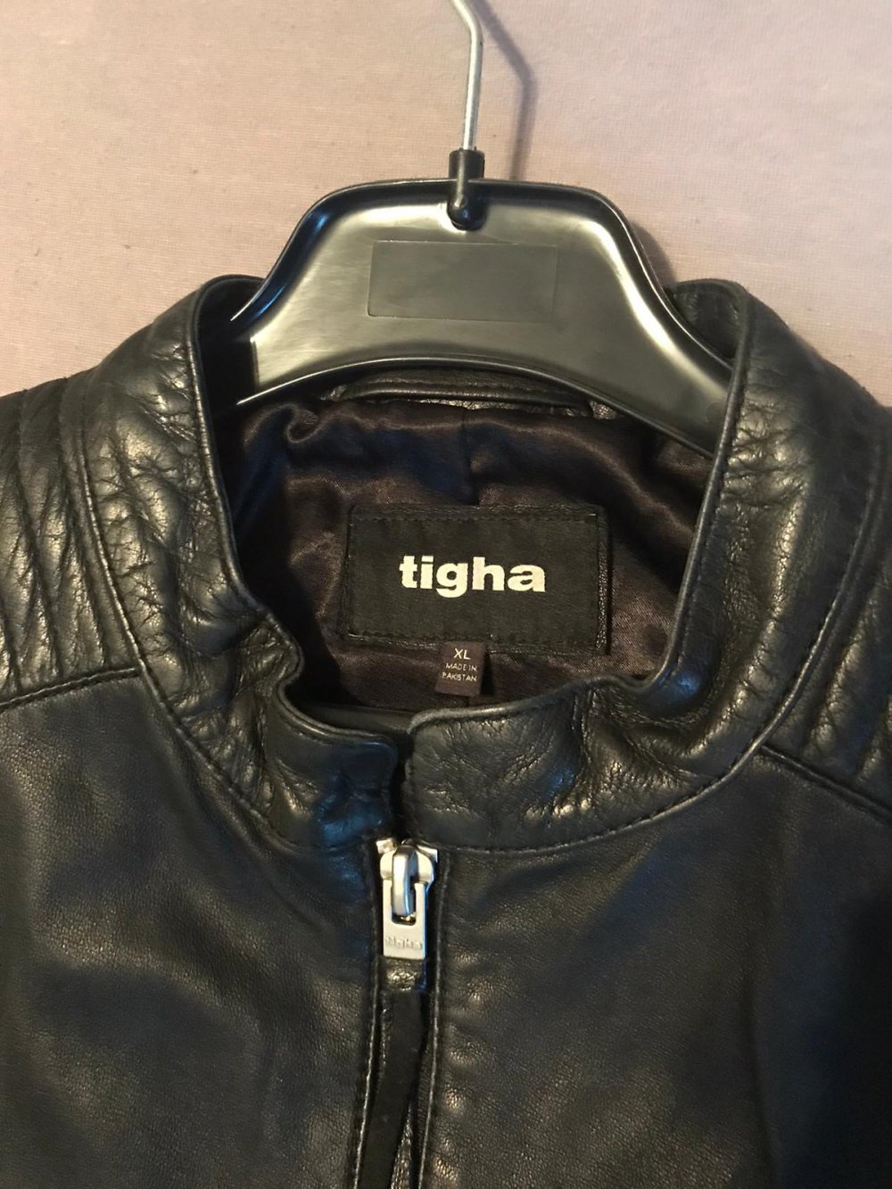 NEUE Tigha Lederjacke