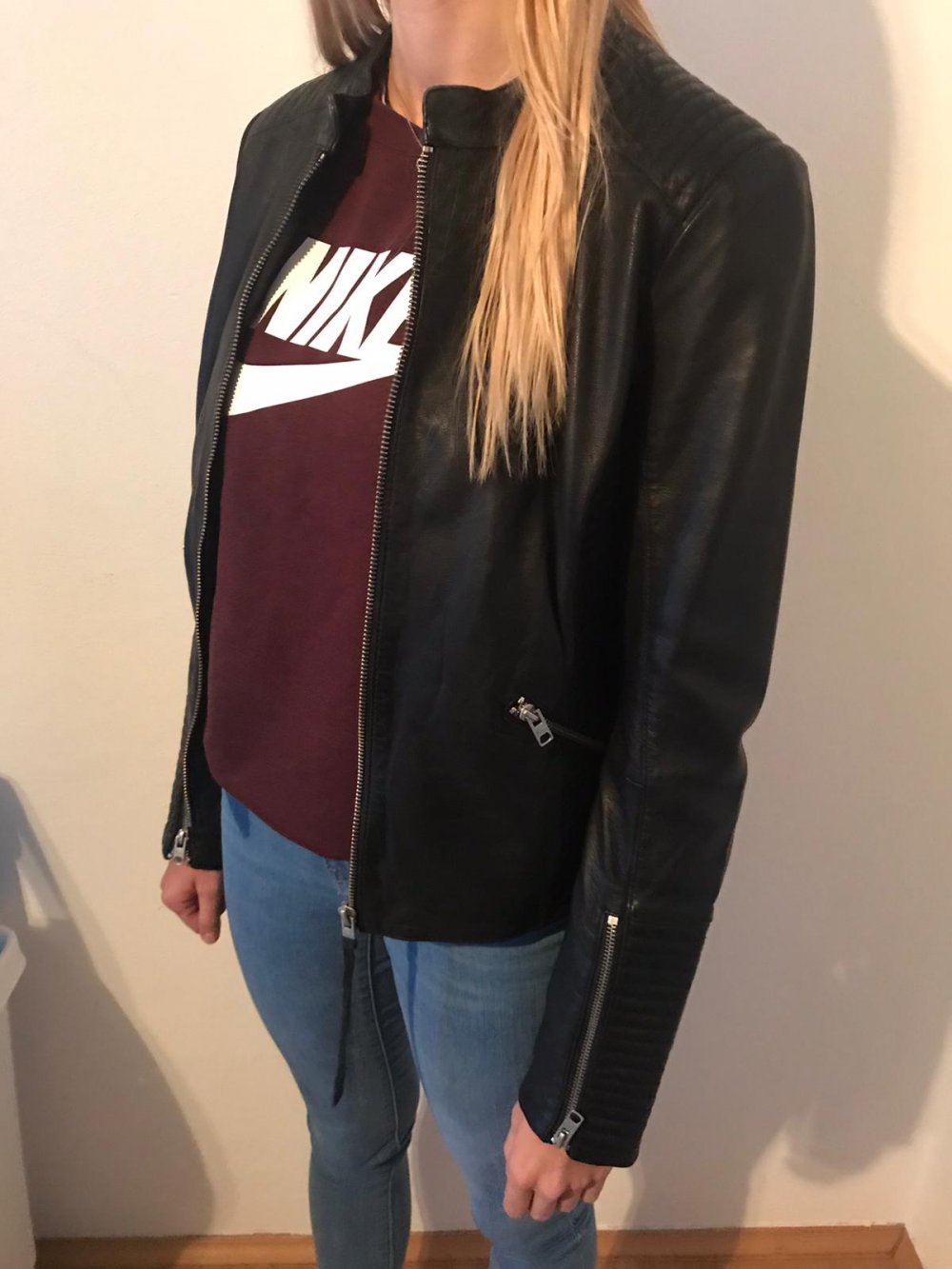 NEUE Tigha Lederjacke