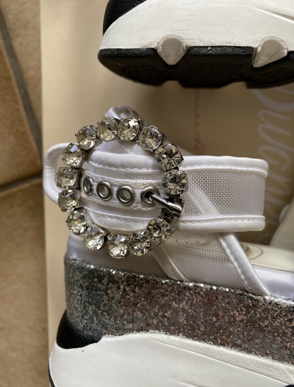 swankiss Sandalen Plateau Hochzeit 37 Jirai Gyaru Ryousangata Japan Kawaii weiß