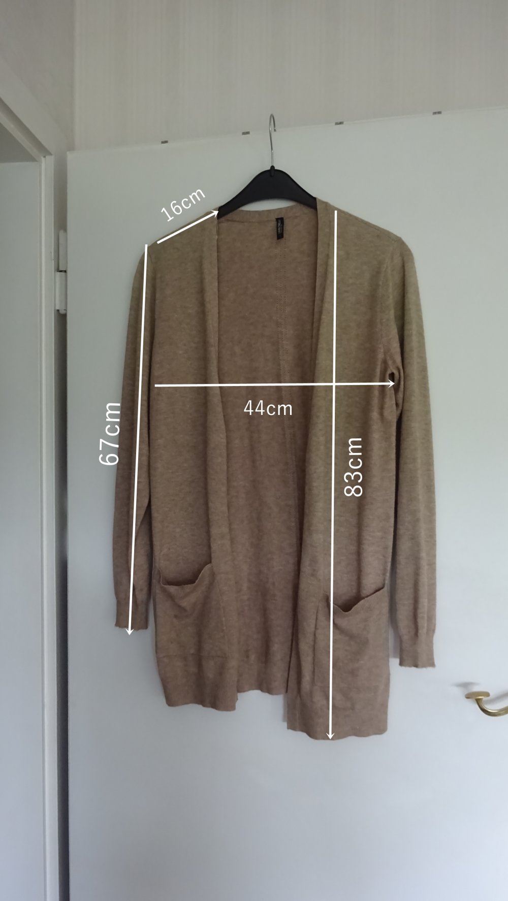 Strickjacke (verschlußlos)