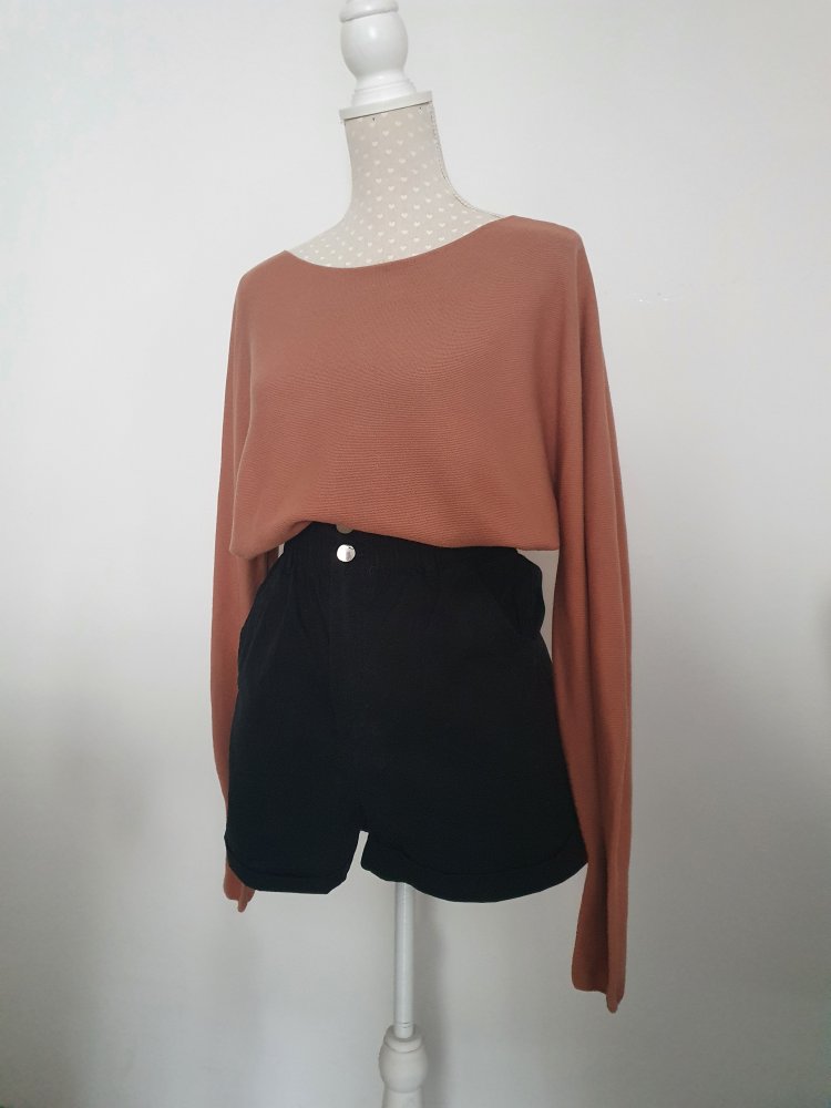 schwarze H&M Shorts 38 M Baumwolle