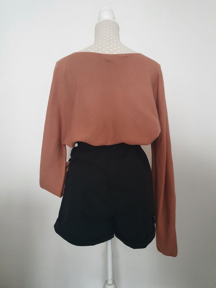 schwarze H&M Shorts 38 M Baumwolle