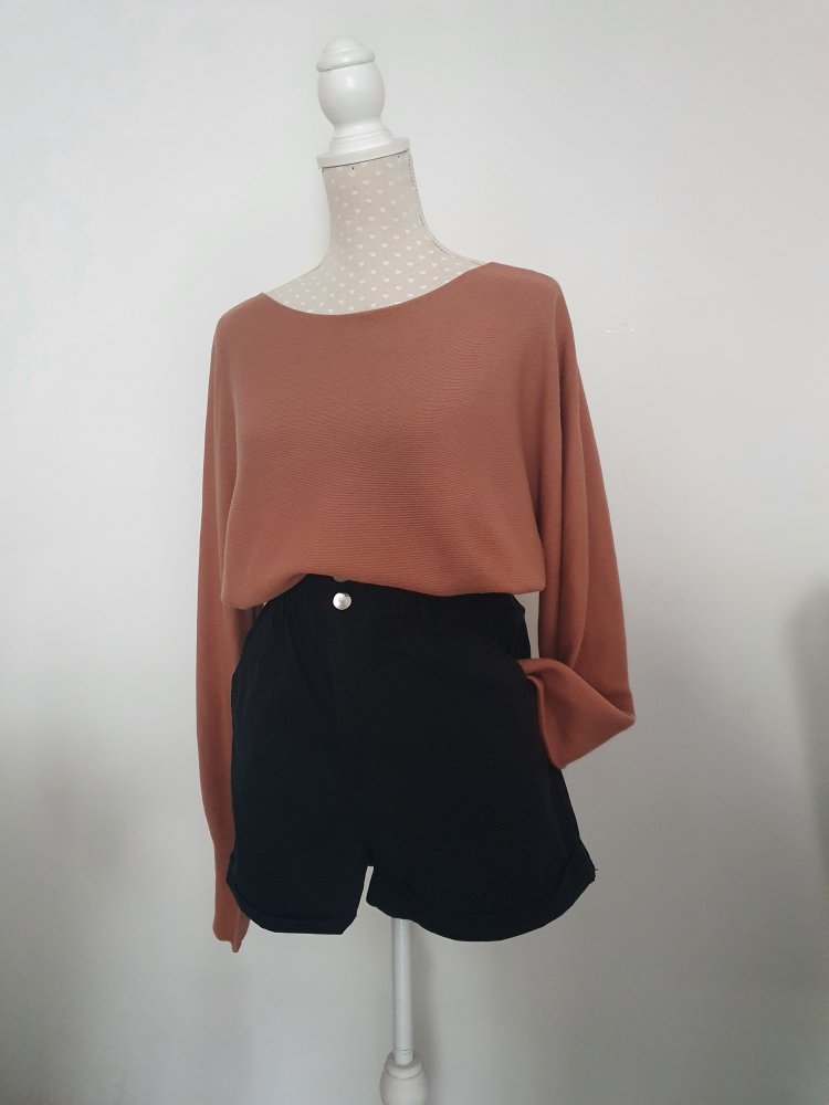 schwarze H&M Shorts 38 M Baumwolle