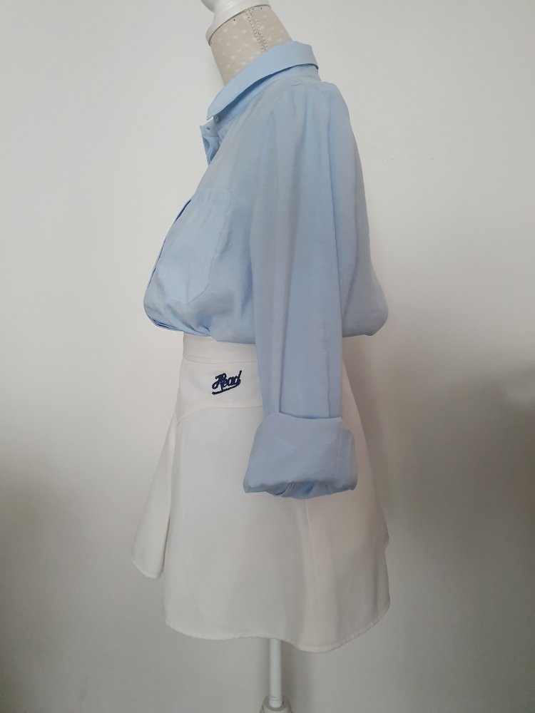 2 vintage Tennisröcke weiß XS S 34 36