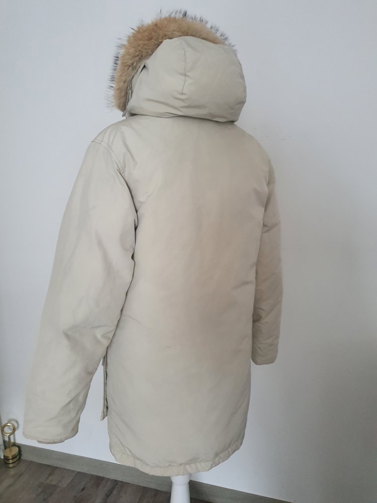 Woolrich Arctic Parker XS creme USA Fellbesetzung
