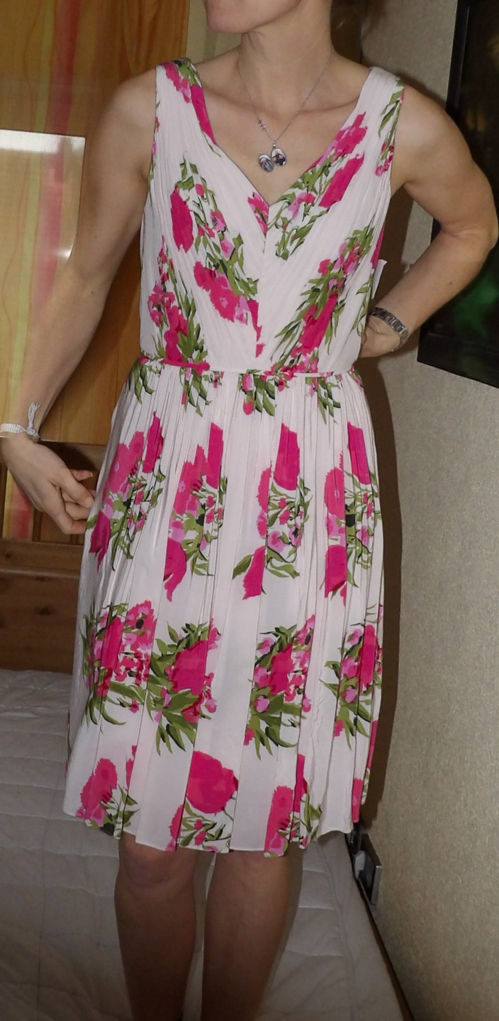 Boden Kleid Neu Blumen 34 UK8 mit Etikett Hochzeit Kommunion Tauf