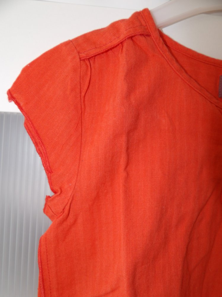 T-Shirt Top Mango Neu Leinen  Gr. 140