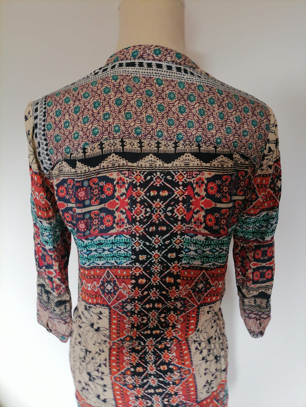 Buntes Kleid Orsay Gr. 34 36