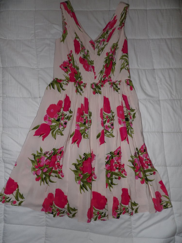 Boden Kleid Neu Blumen 34 UK8 mit Etikett Hochzeit Kommunion Tauf