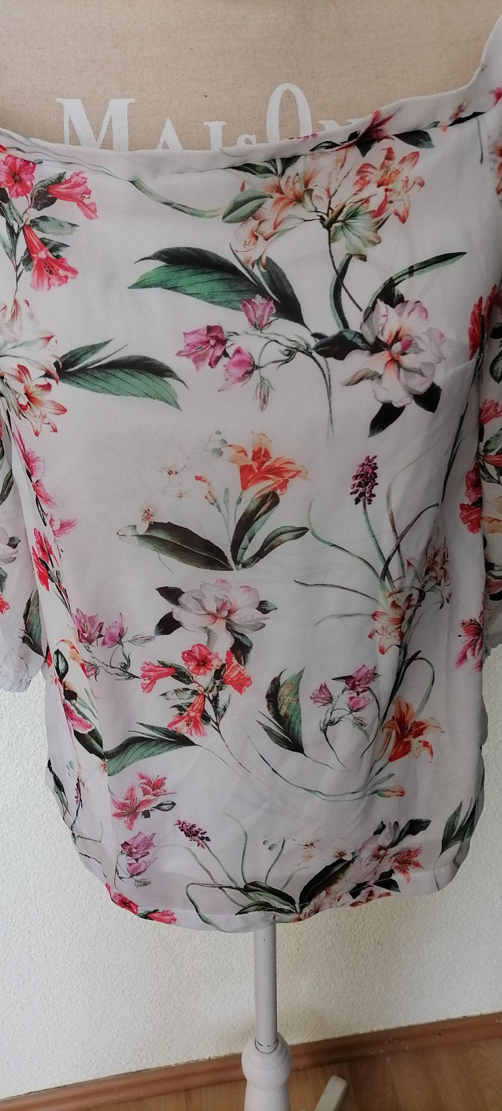 Bluse Oberteil Shirt Orsay floral Gr. 36